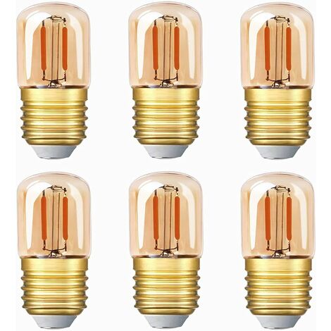 Gea Luce Lampadina E27 led 8 w cono vetro ambra vintage luce calda 2200k