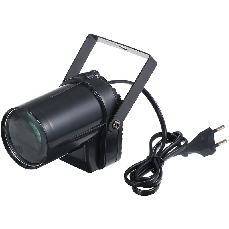 

Mini lampara de punto LED AC90-240V 5W, luz de escenario, accesorio de iluminacion,Negro, enchufe de la UE