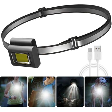 Mini Lampe à Pince Led Lampe Frontale Clip LumièRe Courante Lampe à Clip MagnéTique Puissant Lampe Chien LumièRe Secours Lampe à Clip éTanche Ipx5 Lampe à Clip éTanche avec 6 Modes [Classe énergétique