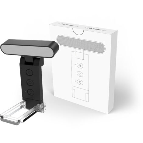 Mini lampe de lecture pliable à pince, marque-page de poche rechargeable par USB, noire