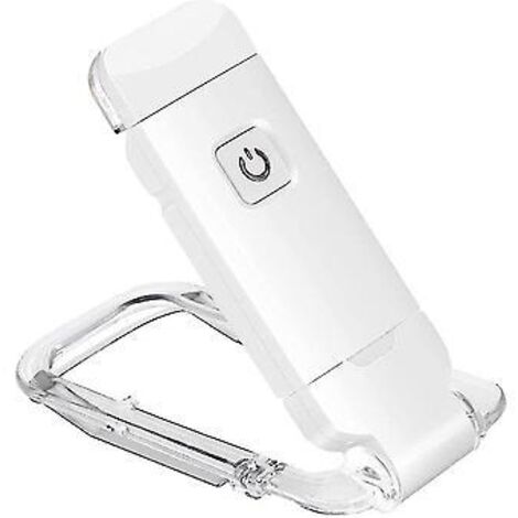 Mini lampe de lecture pliable à pince pour livres, veilleuse, lampe de lecture rechargeable par USB, cadeau