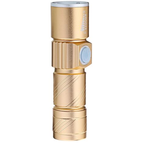 Mini lampe de poche LED extensible en alliage d'aluminium