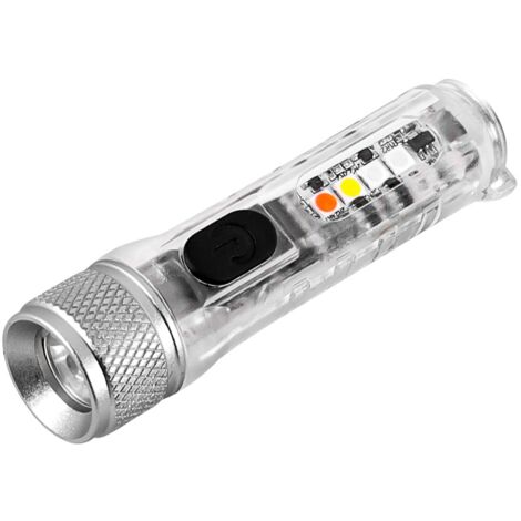 Generic Mini lampe de poche torche LED + lumière latérale petite