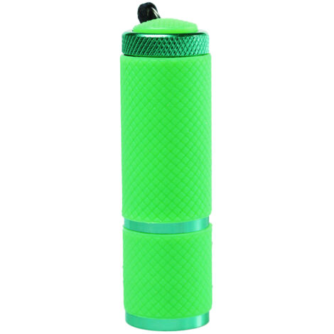 Mini Lampe de Poche , petite lampe torche avec dragonne, lampe de camping portable, vert glace
