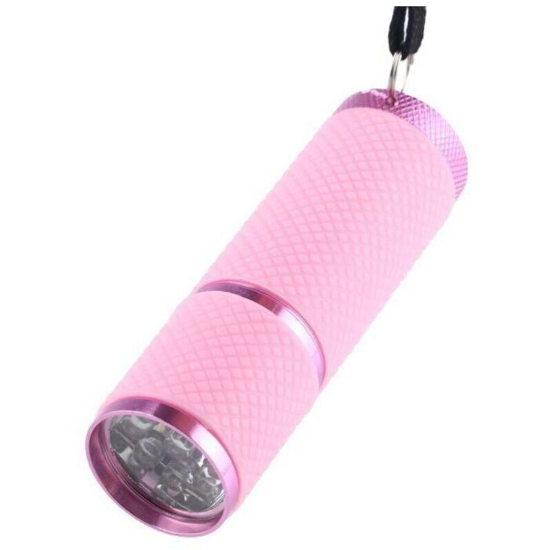 Mini Lampe de Poche,Petite lampe de poche étanche avec lanyard,Mini Lampe Torche portable （rose）