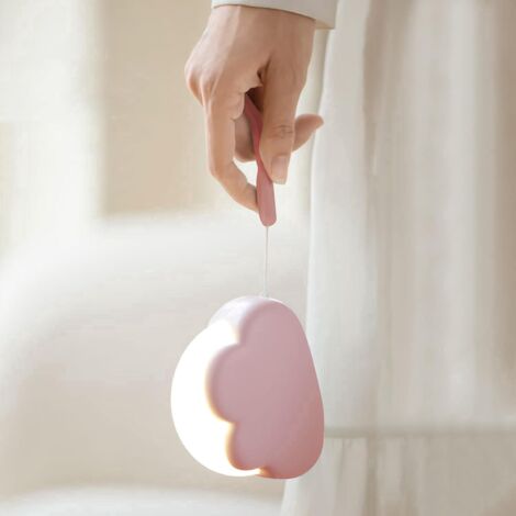Mini lampe de table de chevet, nouvelle veilleuse mignonne et rechargeable, atmosphère nuage