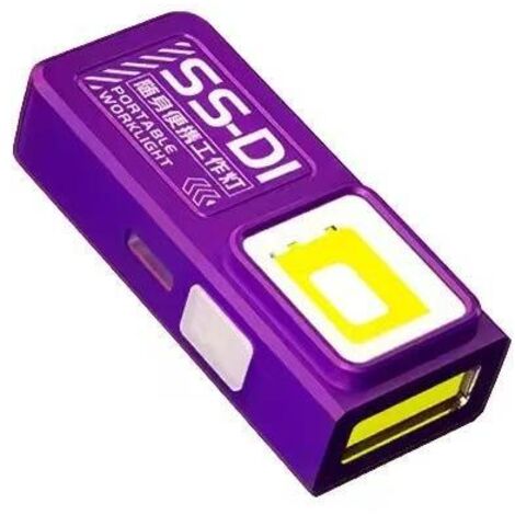 Mini lampe torche de poche portable rechargeable USB-C à LED COB - AquaForge