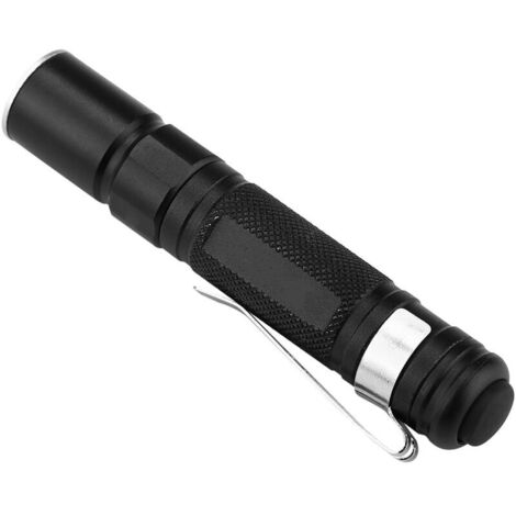 Mini lampe torche LED portable avec clip, télescopique et zoom, idéale pour le camping et les activités de plein air. - AquaForge