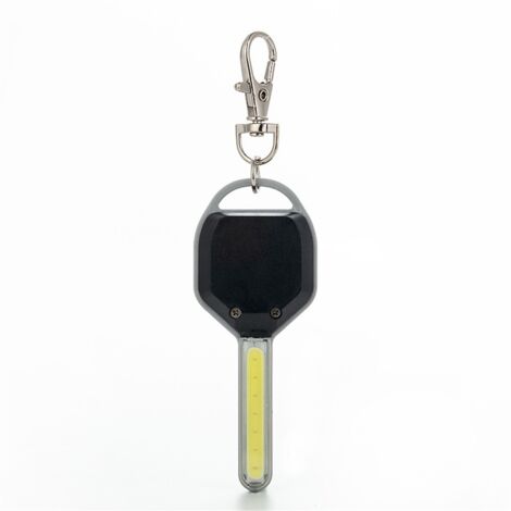 Mini lampe torche porte-clés LED, veilleuse portable, éclairage de secours - Argent - AquaForge