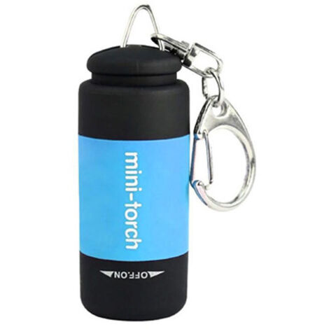 Mini lampe torche porte-clés, pochette rechargeable USB, lumière LED, étanche, portable, petite, pour une utilisation en extérieur, 1 unité. - AquaForge