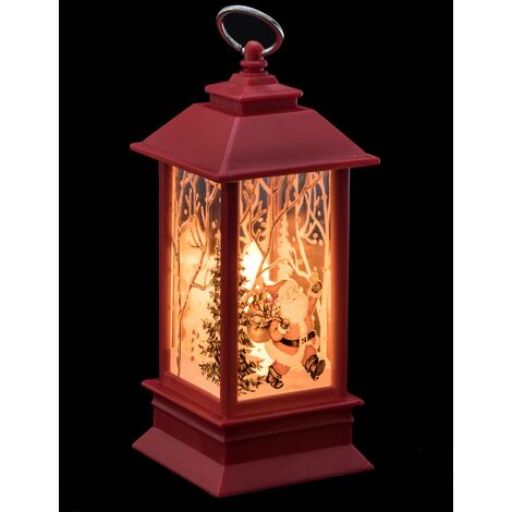 Mini Lanterna Rossa - Babbo natale - Feeric lights & christmas