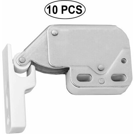 Mini-latch Loqueteaux à Ressort Serrure de Ressort Loquet Meubles à Serrure à Pression pour Porte 10 Pièces