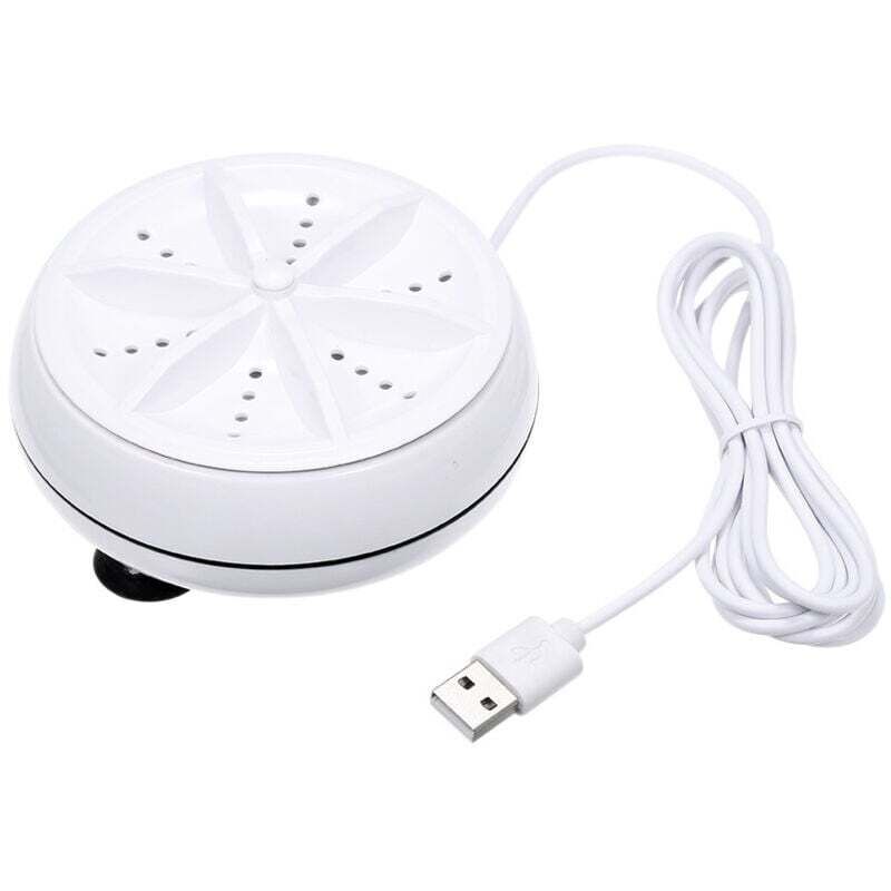Mini Laveuse à Ultrasons Turbo Laveuse et Lave-Vaisselle Laveuse Baignoire à Ultrasons Portable pour la Lessive Personnelle et Laver Les Légumes
