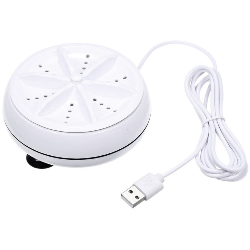 Mini Laveuse à Ultrasons Turbo Laveuse et Lave-Vaisselle Laveuse Baignoire à Ultrasons Portable pour la Lessive Personnelle et Laver Les Légumes