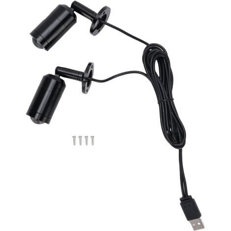 Mini-LED-Spot aus Aluminium – Akzentbeleuchtung für Schmuck, Gemälde und Vitrinen – Schnelle Montage, elegantes Design – Inkl. 4 Schrauben – 148 g
