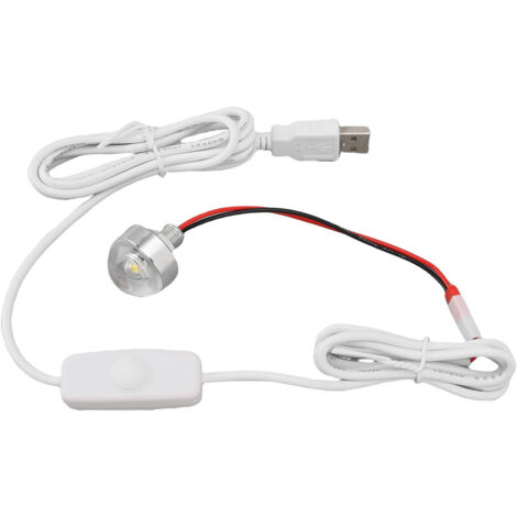 Mini-LED-Spot mit 5V-USB-Anschluss und stufenloser Dimmfunktion für Schmuckvitrinen, Schränke und Inneneinrichtung [Mini-LED-Spot] + [5V-USB-Lampe] + [stufenlose Dimmsteuerung]