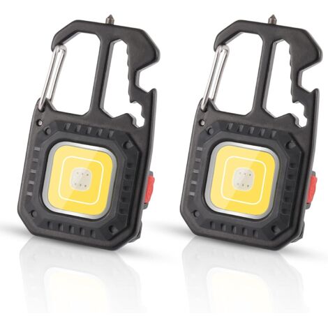 Mini-LED-Taschenlampe, 800 Lumen, tragbare Arbeitsleuchte, 7 Modi, wiederaufladbar und wasserdicht, wasserdichte Notbeleuchtung für den Außeneinsatz