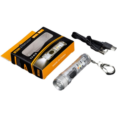 Mini-LED-Taschenlampe mit Akku, tragbar, für Outdoor-Aktivitäten, im Taschenformat und ideal zum Wandern – kompakt und leistungsstark
