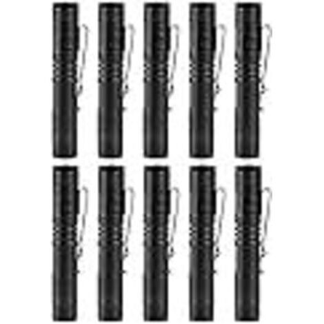 Mini-LED-Taschenlampe, wasserdichte Campinglaterne, 10er-Pack (Batterien nicht enthalten)