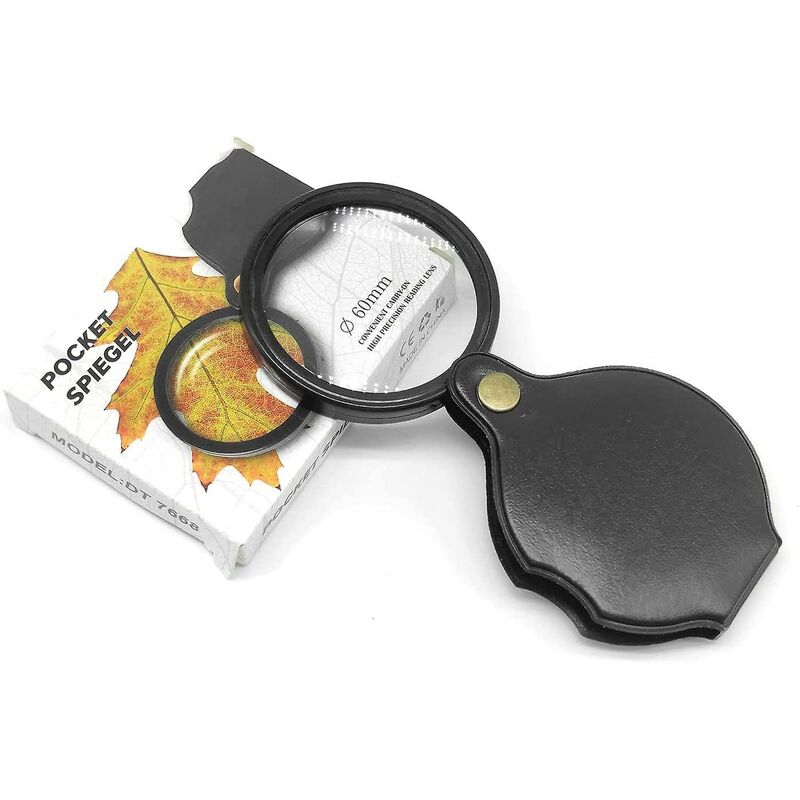 Mini lente d'ingrandimento tascabile con copertura...