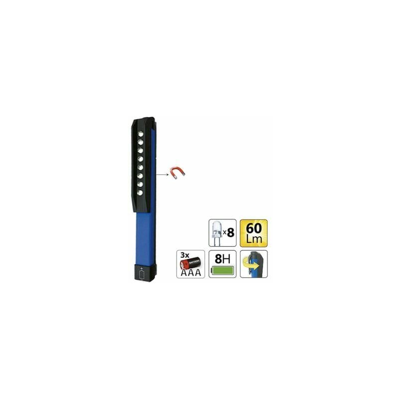 

Jbm - Mini Linterna Bolsillo 8 Leds Imantada