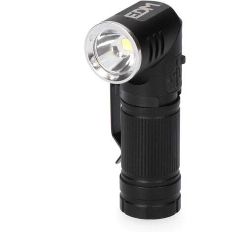 Mini linterna LED 8W, 3 Modos, Carga USB C, IP44. EDM 36443