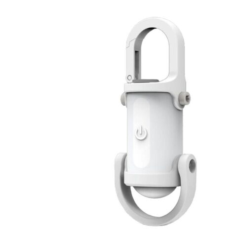 Mini linterna LED recargable, llavero multifuncional con batería externa (2025)
