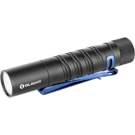 Mini linterna LED recargable por USB EDC de 300 lúmenes para camping, pesca y senderismo (negra)