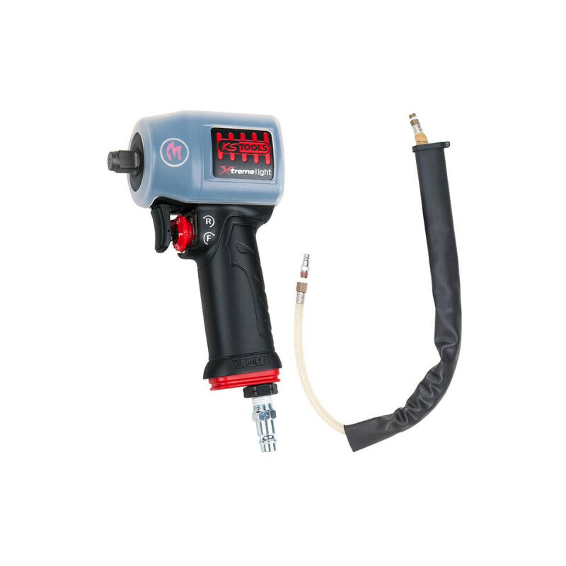 

Kstools - Mini llave de impacto KS TOOLS mini MONSTER Xtremelight - Silenciador y protección de silicona - 1390Nm - 515.1155