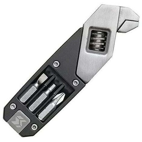 Mini llave hexagonal plegable multiusos ajustable, herramienta de ferretería