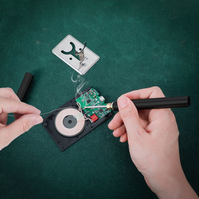 Image of Mini-Lötkolben, tragbar, kabellos, Mini-Lötwerkzeugset für Zuhause und Heimwerker