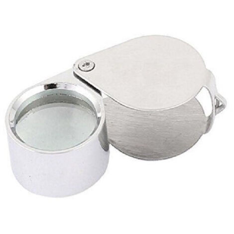 Mini Loupe 20x21mm De Poche En Acier Loupe à Oeil Bijoutiers Pièces De Monnaie