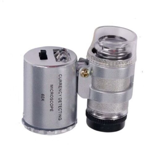 Mini loupe de bijoutier éclairée à LED 60X