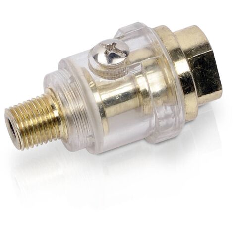 Mini lubricador aire comprimido latón en línea ¼ pulg