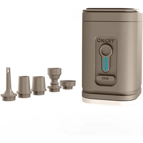 Mini-Luftpumpe, tragbar, elektrisch, Typ-C-wiederaufladbar, schnelles Laden und Ablassen der Luft, geeignet für Pool, Luftmatratze und Aufbewahrung