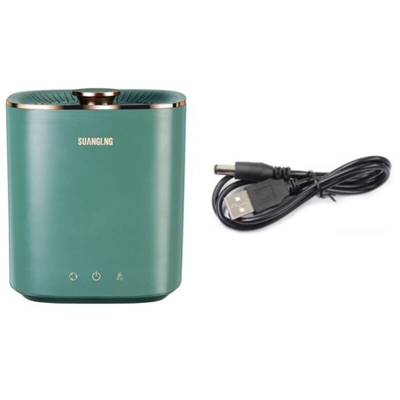 Soleil - Tigrezy Mini lave-linge, laveuse turbo à ultrasons portable de 2,5 l, élimine 99,9 % des virus et des bactéries, avec fonction de minuterie