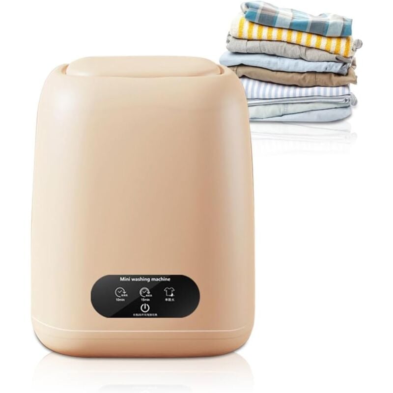 Mini Machine à Laver Pliable, Portable, Petite Machine à Laver Mobile, avec Sèche-Linge, pour Camping, Voyage, Voiture de Tourisme et Dortoir, 9 l,