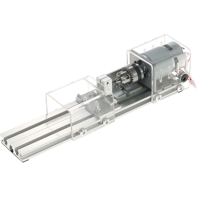 Mini machine à perles 100W, tour miniature, tour à perle de bouddha pour le travail du bois, meulage et perles de polissage, outil rotatif pour