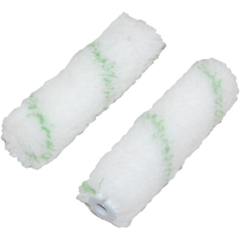 Mini-manchones de tela recubierta para acabado satinado - Pack de 2 - blanco Ø17mm - Ancho 110