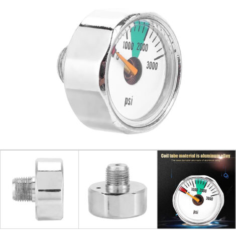 Mini-Manometer 1/8NPT für PCP-Paintballgewehre 3000 psi