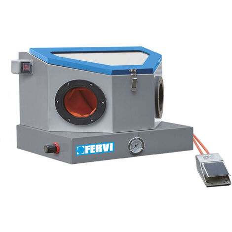 Mini máquina de chorro de arena de banco FERVI 0490