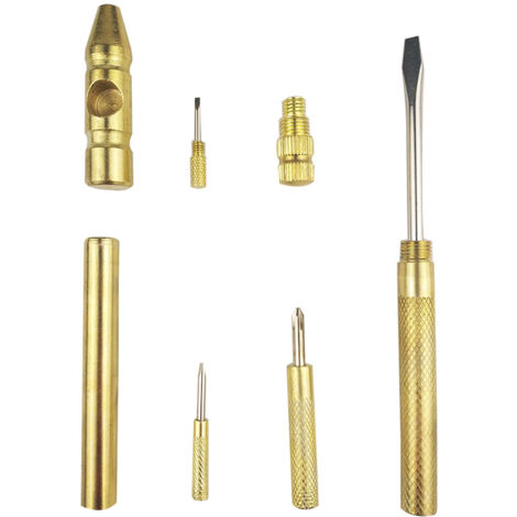 Mini Marteau Marteau Marteau Multifonctionnel 6 en 1 avec Tournevis（1pc）