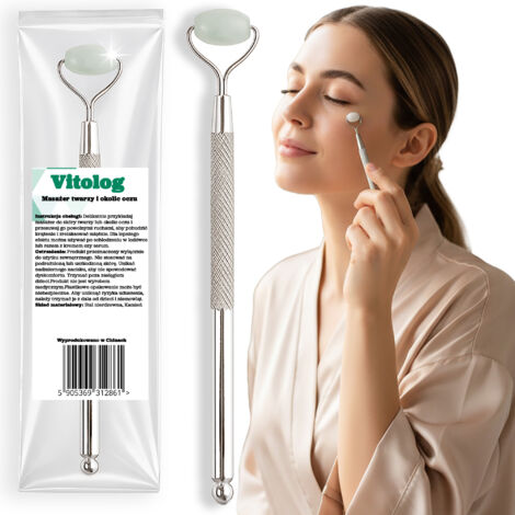 Mini masseur BC pour le visage, le cou, le menton, les lèvres et les yeux, rouleau Gua Sha