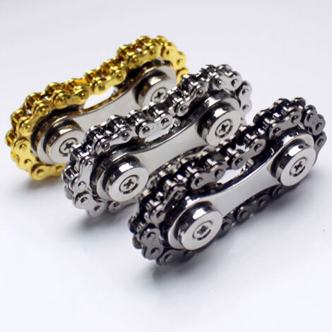 Mini-Metallfahrradkette – Anti-Stress-Spielzeug für Kinder und Erwachsene