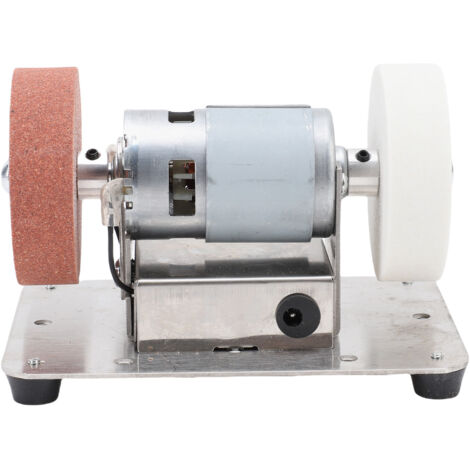 Mini meuleuse d'établi à 2 meules, machine à meuler électrique multifonctionnelle pour le travail du métal et du bois, la fabrication de bijoux et le polissage.
