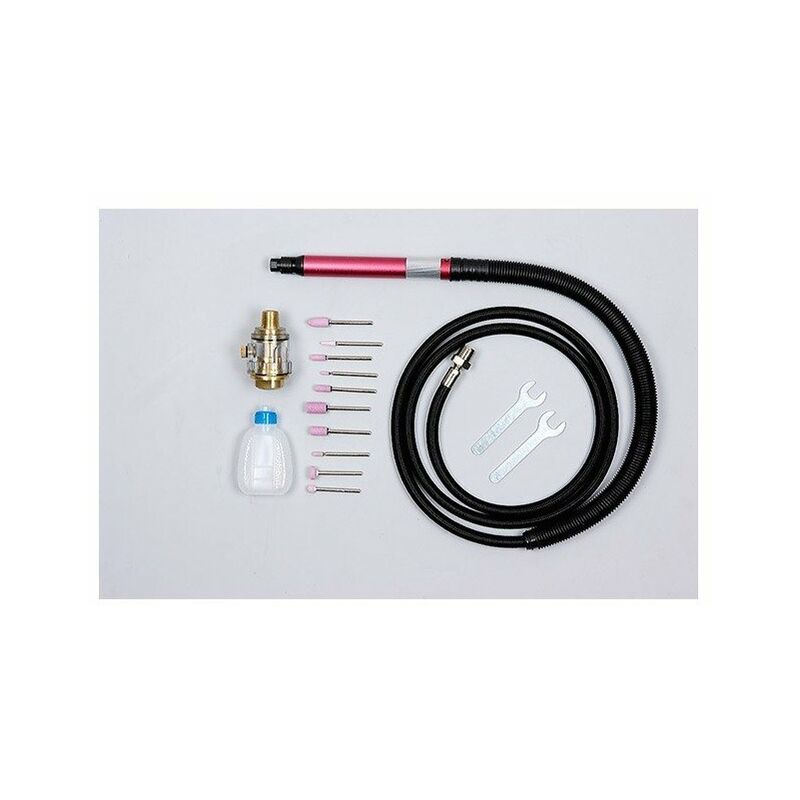 Prodif - Micro-meuleuse 3 mm+ 4 meules - blister