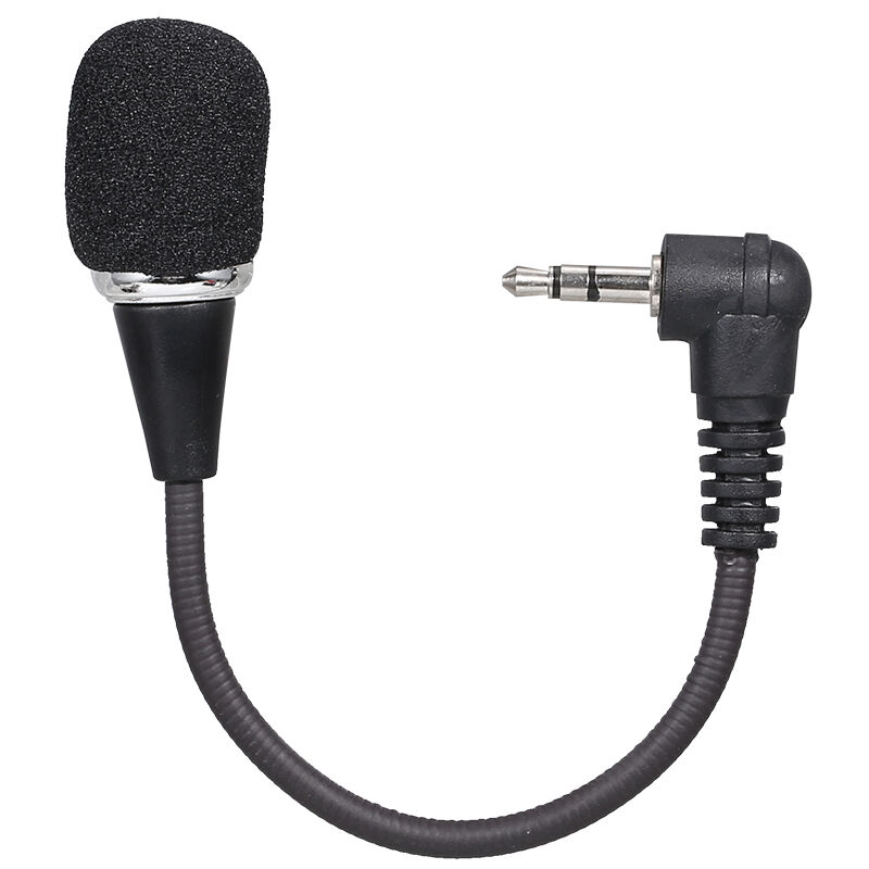 

Mini microfono flexible Microfono de 3,5 mm Microfono de condensador omnidireccional Sonido excelente para grabacion de audio y video Negro, Negro