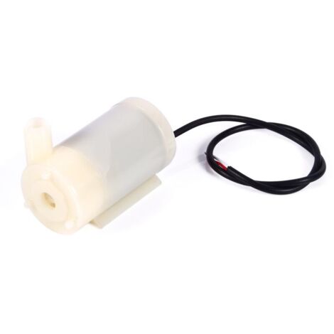 Mini-Mikro-Tauchwasserpumpen 3-4,5 V 100 l/h geräuscharmer Gleichstrommotor, praktische Größe für Aquarien (horizontal)