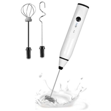 Mini Mixeur éLectrique pour Mousseur à Lait éLectrique avec MéLangeur éLectrique USB pour Mousseur à Lait Cappuccino,A MILK FOAMER