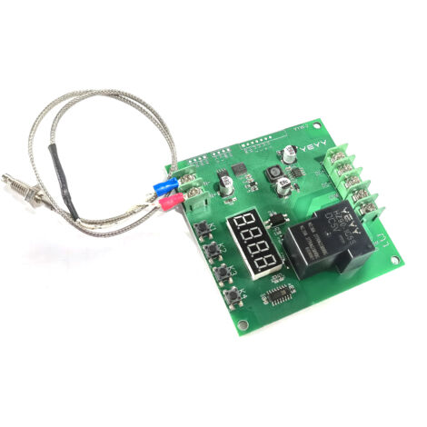 Mini Module de contrôleur de température LED 0  1000 ℃, panneau de commutation de contrôle de température avec sonde de capteur de type K
